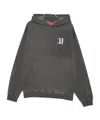 Vision Of Super Stone Wash Black Hoodie With Angel Print In Multi