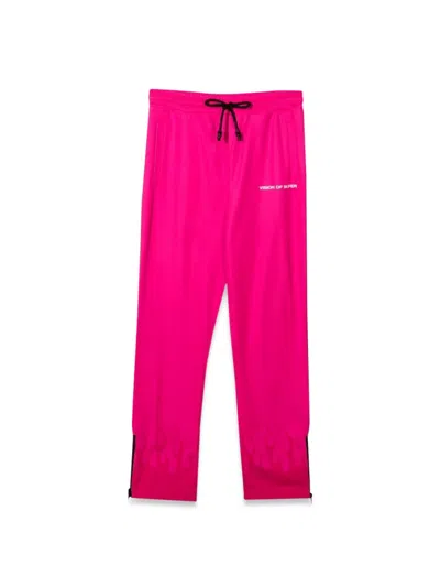 Vision Of Super Stylish Mini Tracksuit Pants For Teens In Fuchsia
