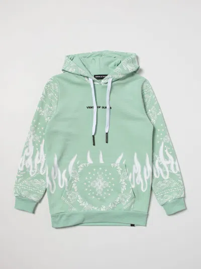 Vision Of Super Sweater  Kids Color Green