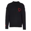Vision Of Super Heart-intarsia Jumper In Multi