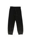 Vision Of Super Sweatpants Corrosive Flames In Black