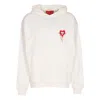 Vision Of Super Heart Print Hoodie In White