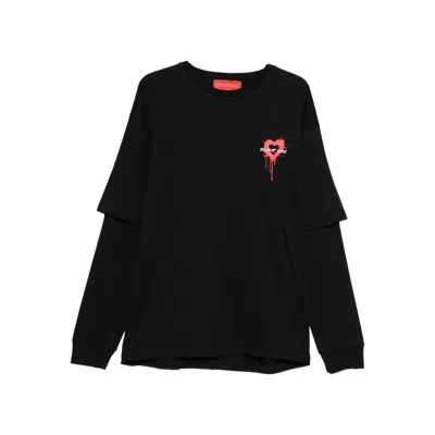 VISION OF SUPER T SHIRTS BLACK