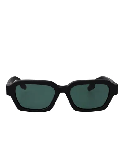 Vision Of Super The Nomad Rectangle Logo Sunglasses In Black