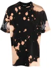 Vision Of Super Tie-dye Cotton T-shirt In Black