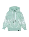 Vision Of Super Toddler Boy Sweatshirt Light Green Size 4 Cotton In Green