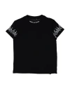 Vision Of Super Toddler Boy T-shirt Black Size 4 Cotton In Black
