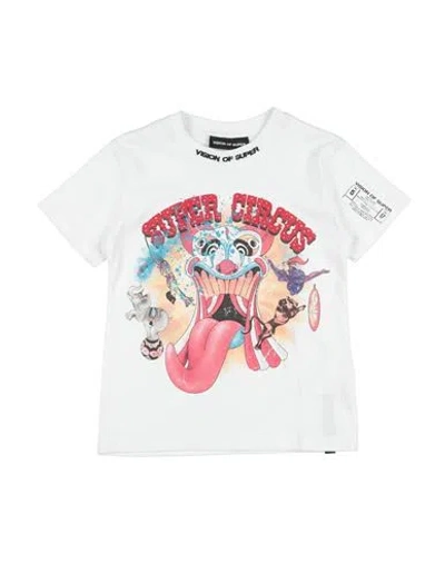 Vision Of Super Babies'  Toddler Boy T-shirt White Size 6 Cotton