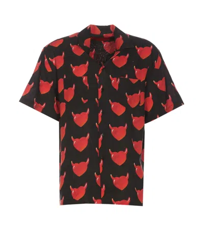 Vision Of Super Vos Hearts Shirt In Black