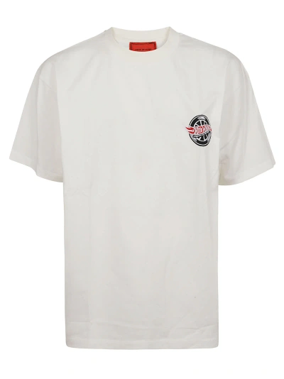 Vision Of Super White T-shirt With Red Car Print