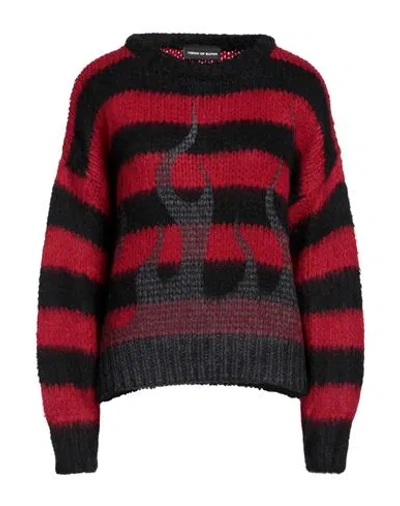 VISION OF SUPER VISION OF SUPER WOMAN SWEATER RED SIZE S ACRYLIC, POLYAMIDE, MOHAIR WOOL, WOOL