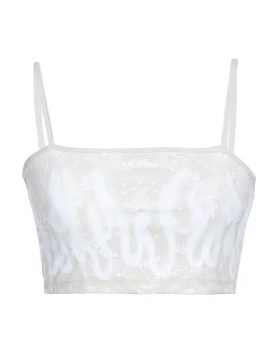 VISION OF SUPER VISION OF SUPER WOMAN TOP BEIGE SIZE L POLYESTER, ELASTANE