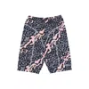 Vision Of Super Women's Cycling Shorts Allover Leopard Leggings Pink/grey In Pink/grey