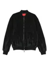 Vision Of Super Zip-up Bomber Jacket In Black