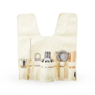 Viski 7-piece Stainless Steel Travel Bar Barware Set In Assorted