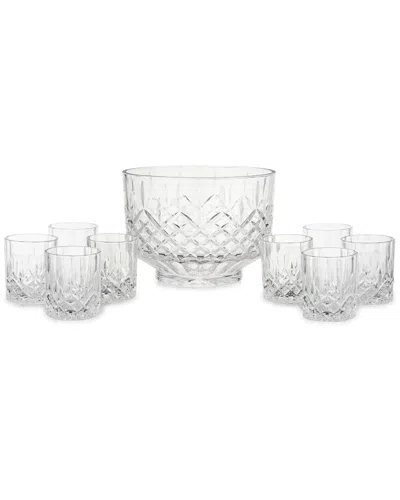 VISKI VISKI 9PC ADMIRAL PUNCH BOWL WITH TUMBLERS