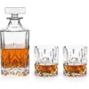 Viski Admiral Crystal 3-piece Decanter & Tumbler Set In Clear