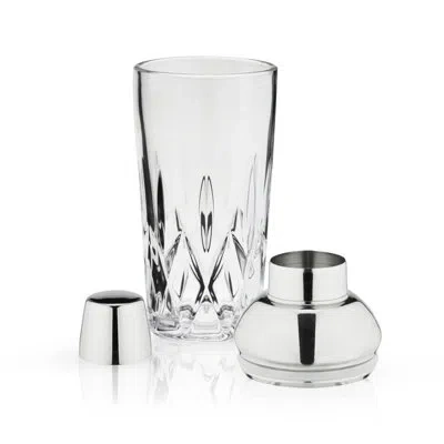 Viski Admiral Crystal Cocktail Shaker In Clear