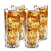 Viski Admiral Crystal Highball Glasses Set Of 4 In Clear