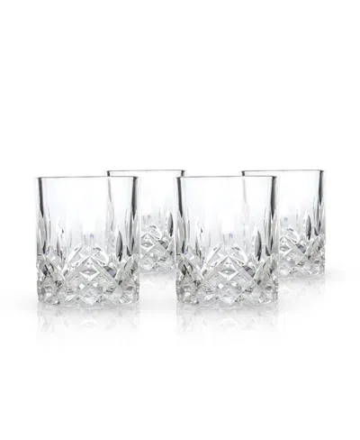 Viski Admiral Crystal Tumblers, Set Of 4 In Transparent