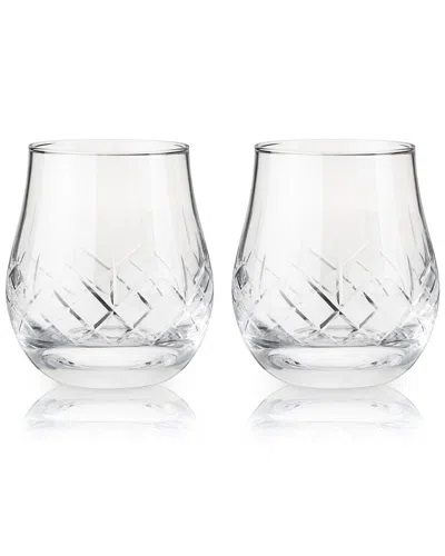 Viski Admiral Heavyweight Bourbon Glasses In Clear