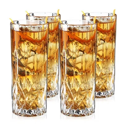 Viski Admiral Highball Glasses In Clear