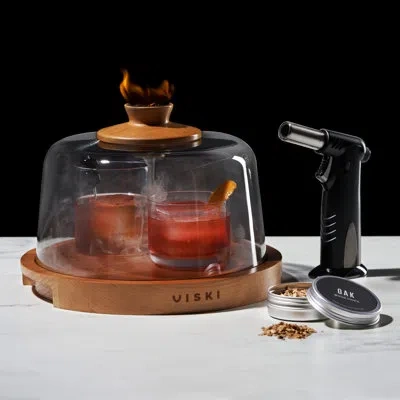 Viski Alchemi Cocktail Smoking Dome Kit In Clear