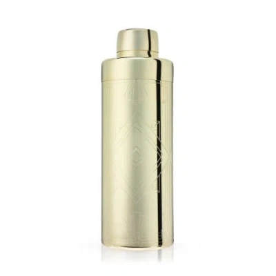 Viski Art Deco Cocktail Shaker In Gold