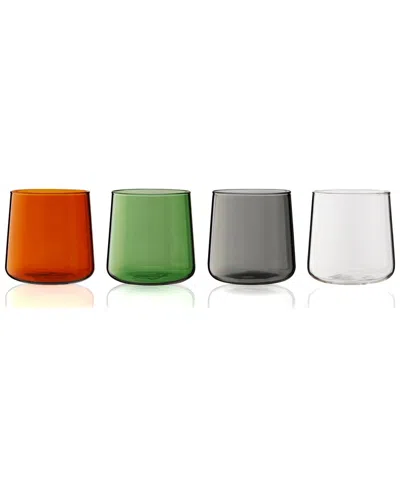 Viski Aurora Cocktail Tumblers In Multi