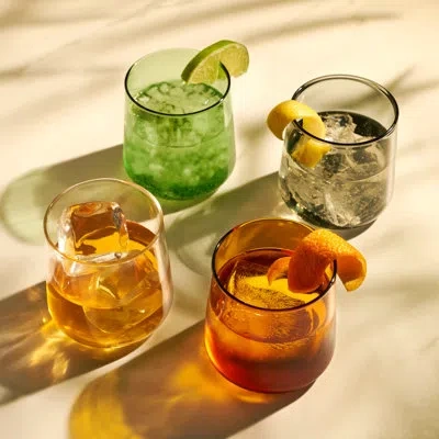 Viski Aurora Cocktail Tumblers In Multicolor