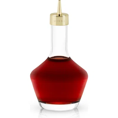 Viski Belmont Bitters Bottle With Dasher Top In Clear