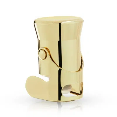 Viski Belmont Heavyweight Champagne Stopper In Gold