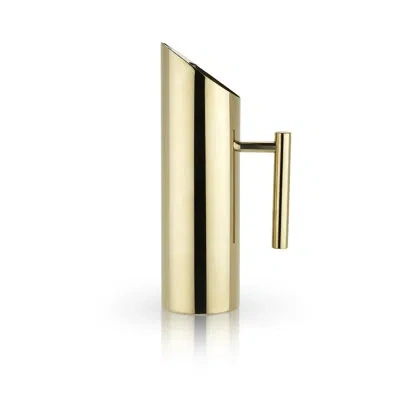Viski Belmont Modern Stainless Steel Pitcher In Gold
