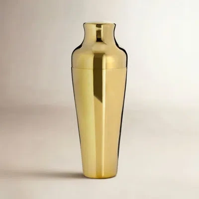 Viski Belmont Parisian Cocktail Shaker In Gold