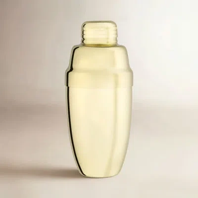 Viski Belmont Summit Heavyweight Cocktail Shaker In Gold Plated