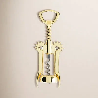 Viski Belmont Winged Corkscrew In Gold