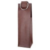 Viski Brown Single-bottle Wine Tote In Brown