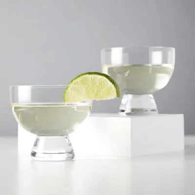 Viski Crystal Mezcal Glasses In Clear