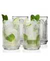 Viski Set Of 4 Beau Highball Glasses In Clear