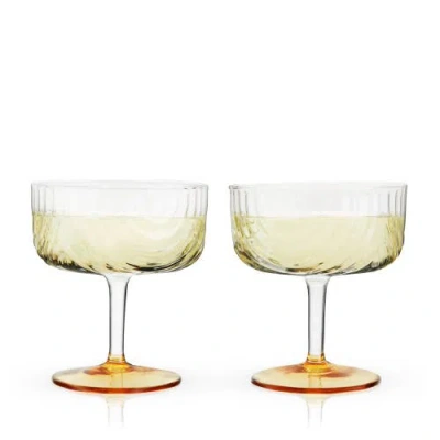 VISKI VISKI DECO GATSBY COUPES SET OF 2