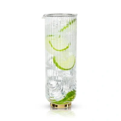 Viski Deco Gatsby Glass Carafe In Clear