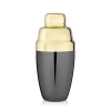 Viski Deco Two-toned Heavyweight Shaker In Black
