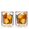 Viski Double Walled Rocks Glasses In Clear