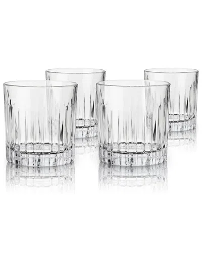 Viski European Crystal Dof Tumblers In Clear