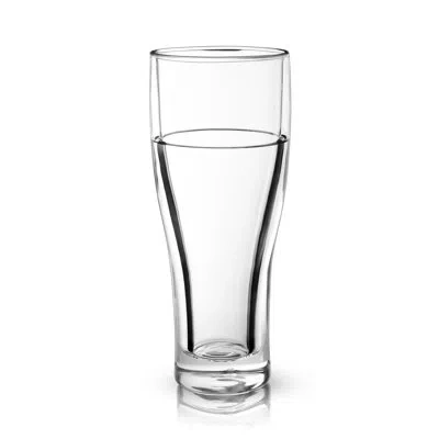 Viski Glacier Double-walled Chilling Beer Glass In Clear