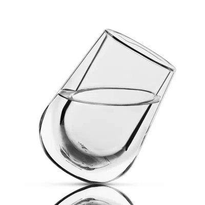 Viski Glacier Double-walled Chilling Wine Glass In Clear