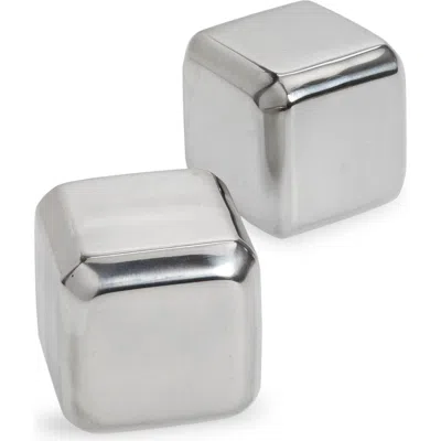 Viski Glacier Rocks Large Cubes In Silver