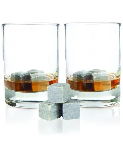 Viski Glacier Rocks Set Of 9 Soapstone Cubes