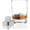 Viski Glacier Rocks Soapstone Cubes Set Of 6 In Grey