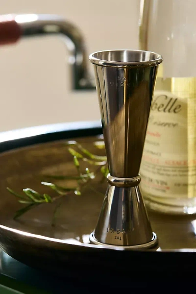 Viski Harrison Large Japanese-style Jigger In Metallic